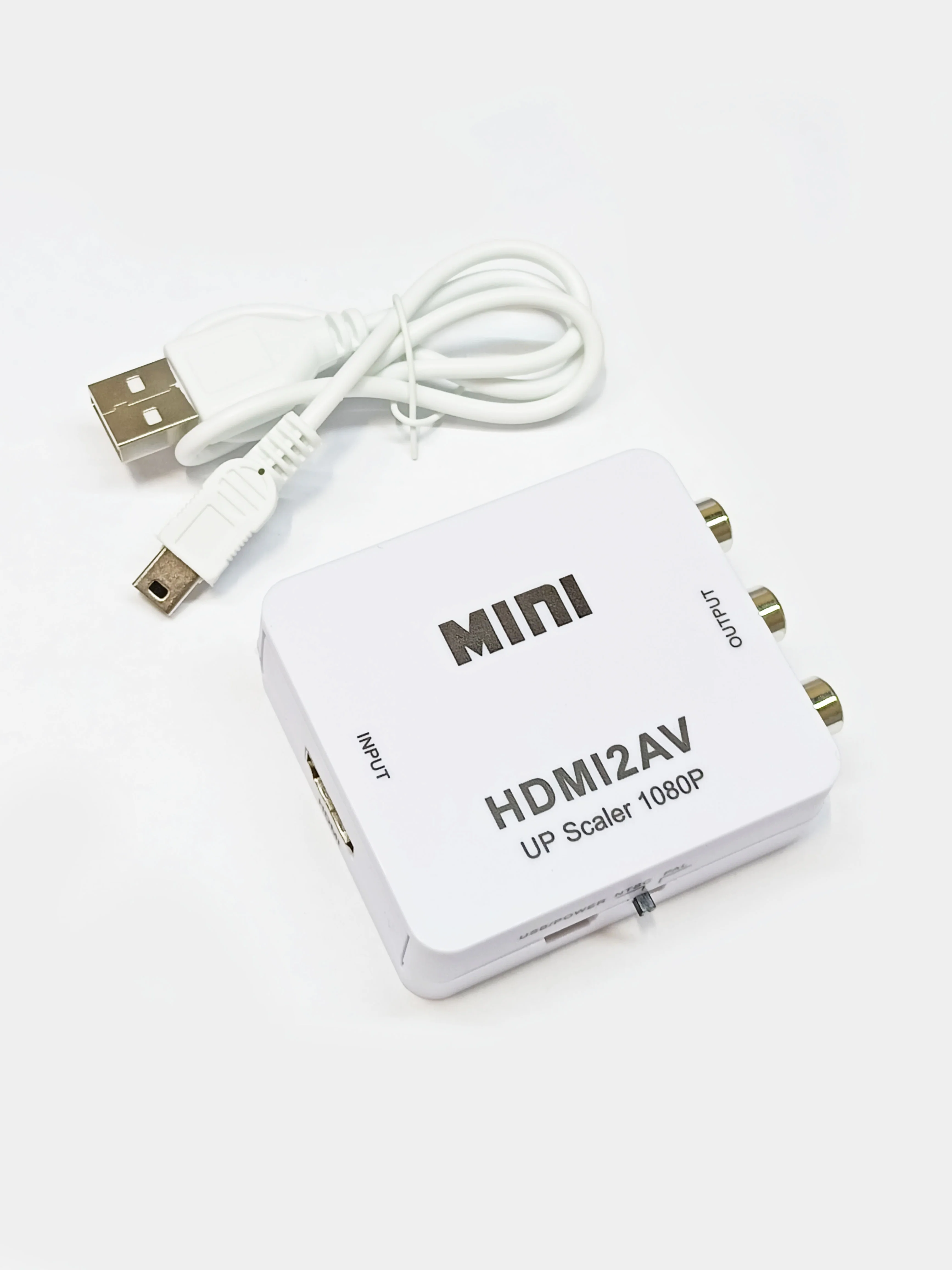 Переходник, конвертер из HDMI в 3RCA, тюльпаны