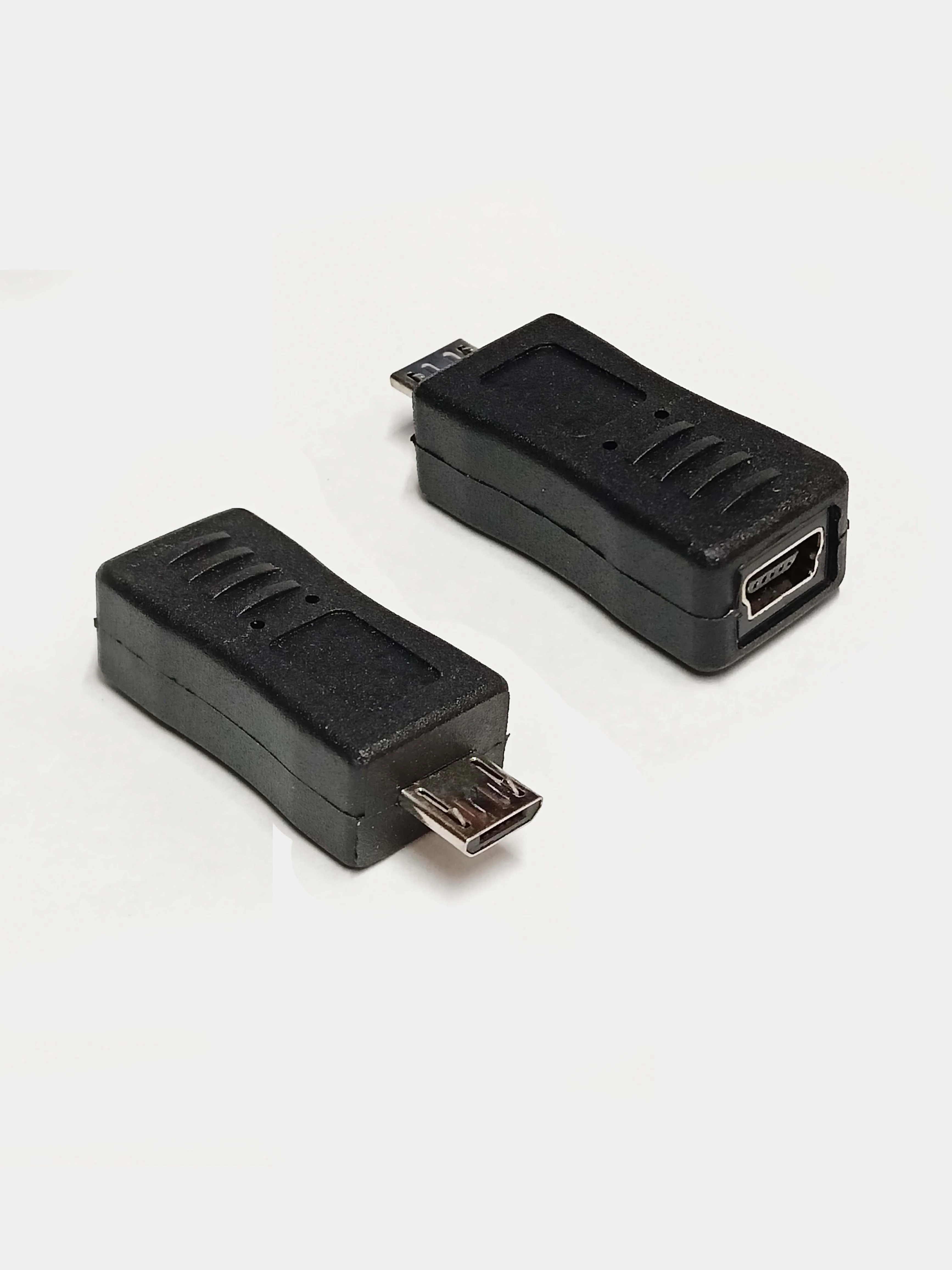 Переходник (адаптер) гнездо Mini USB - штекер MicroUSB