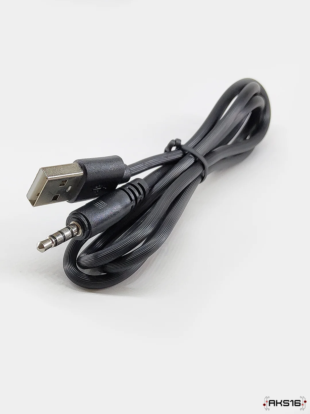 Кабель Аудио 3,5 Mini Jack-USB (папа), 1м