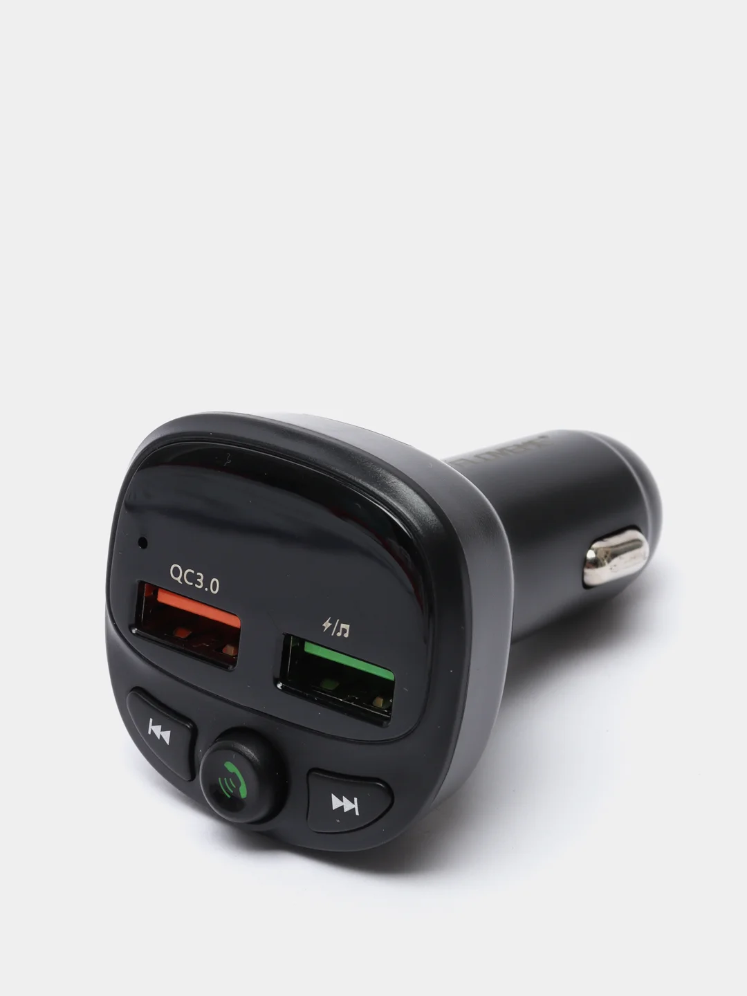 FM модулятор-трансмитер Bluetooth Floveme c быстрой зарядкой QC3.0, громкая связь