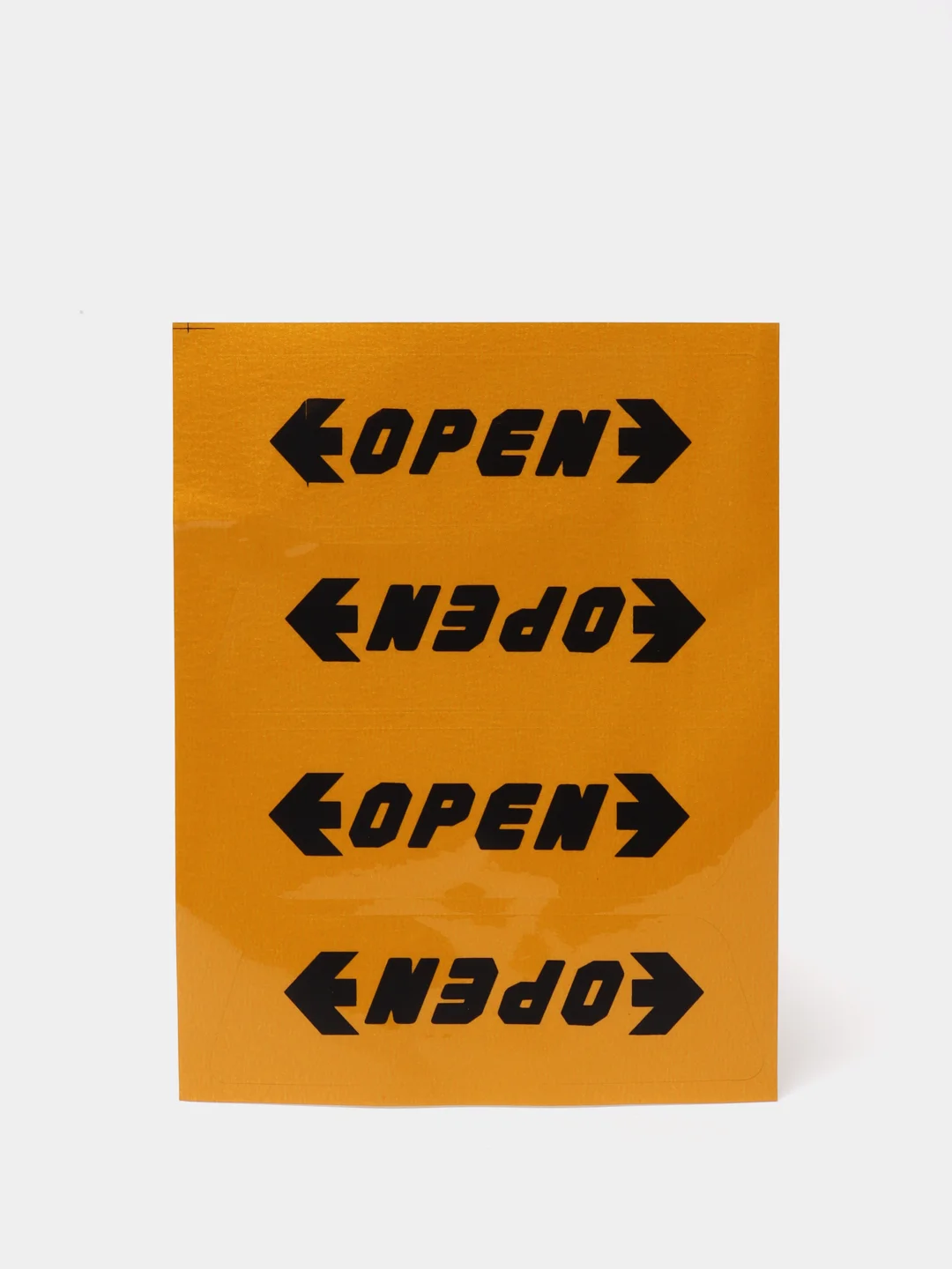 Наклейка светоотражающая, OPEN, 4 шт