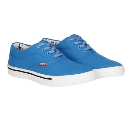 Kraasa Colored Sneakers, Canvas Shoes, Mocassin, Party Wear  (Blue)
